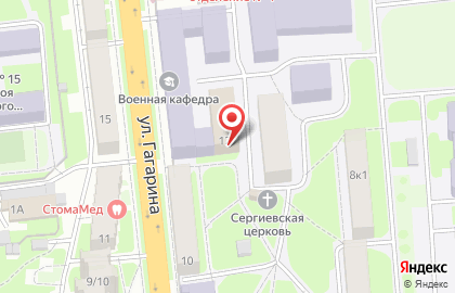 Столовая №27 в Ленинском районе на карте