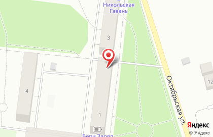 Магазин товаров для рыбалки Рыбка на Октябрьской улице на карте