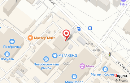 Столовая в Омске на карте