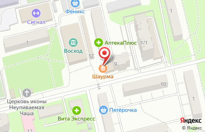 Киоск быстрого питания ШаурMan на карте