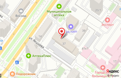 Телекоммуникационная компания Ринет в Октябрьском районе на карте
