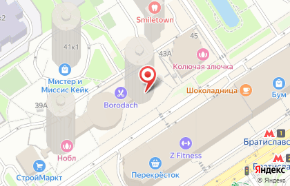 Сервисный центр РемТех на Братиславской на карте