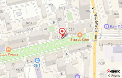 Банкомат АКБ МОСОБЛБАНК в Ростове-на-Дону на карте