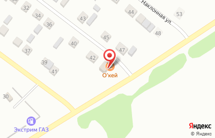 Кафе О`кей в Ленинск-Кузнецком на карте