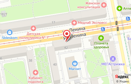 Магазин компьютеров и оргтехники Nix на улице Ленина на карте