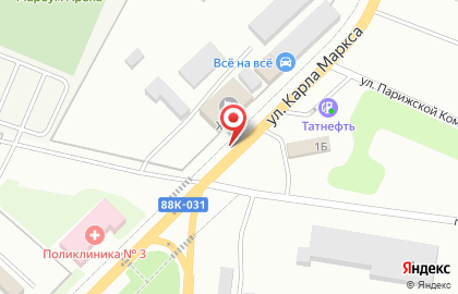 Марийский целлюлозно-бумажный комбинат, ОАО МЦБК на карте