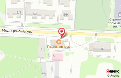 Столовая По-домашнему на Медицинской улице на карте