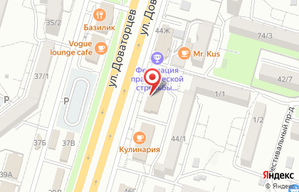 Ритуальная служба на улице Доваторцев на карте