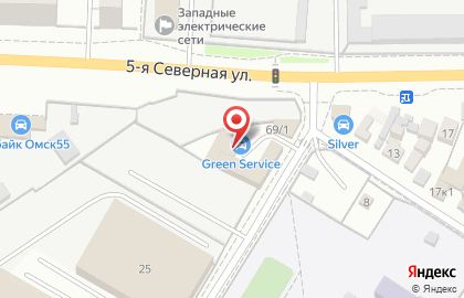 Автокомплекс Delta на улице Чернышевского на карте