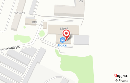 Автосалон Вояж на Кирпичной улице на карте