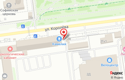Торгово-монтажная компания Мир потолков на улице Королёва на карте
