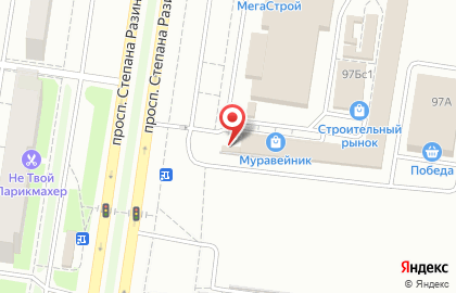 Шиномонтажная мастерская Корд в Автозаводском районе на карте