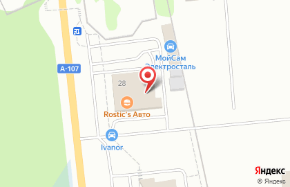 Ресторан быстрого питания KFC в Электростали на карте