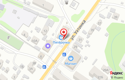 Супермаркет Пятёрочка в Пензе на карте