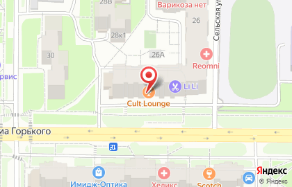 Мебельный салон Verona на проспекте Максима Горького на карте