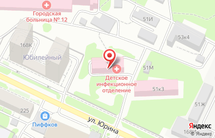 Киоск по продаже цветов в Ленинском районе на карте