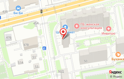 Лобненская центральная городская больница на улице Ленина на карте