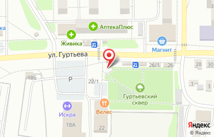 Кафе быстрого питания в Ленинском районе на карте