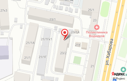 Автомат розлива воды на улице Хабарова на карте