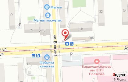 Магазин по продаже фруктов и овощей Витамин в Железнодорожном районе на карте