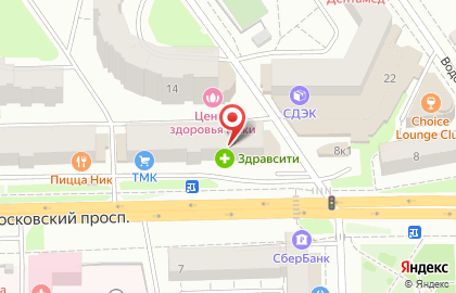 Туристическое агентство Росс Тур на Московском проспекте на карте