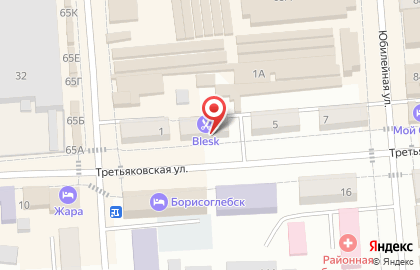 Магазин товаров для дома Хозяюшка, магазин товаров для дома на Третьяковской улице на карте