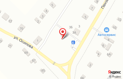 АЗС в Пензе на карте