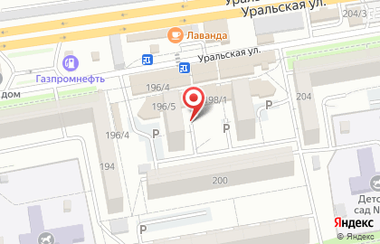Школа живописи Акварель на Уральской на карте