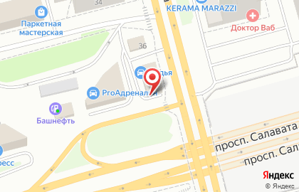 Группа компаний Ладья на проспекте Салавата Юлаева на карте