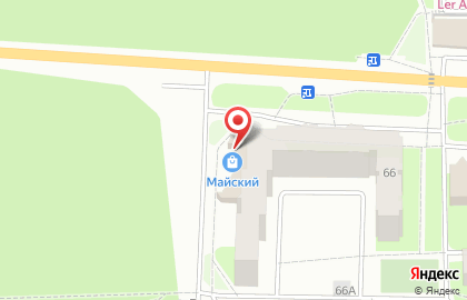 Супермаркет Пятёрочка в Дзержинском районе на карте