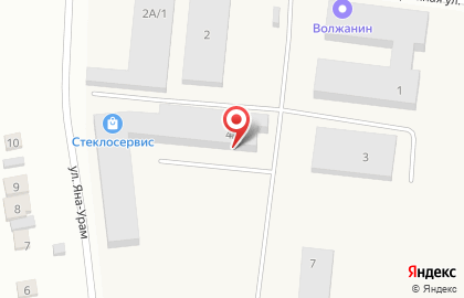 Производственно-торговая компания Стеклосервис на Овражной улице на карте