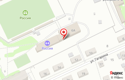 Единая Россия на улице Гагарина на карте