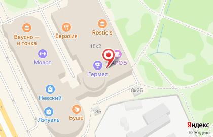 Магазин женской одежды Zarina на проспекте Большевиков на карте