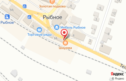Магазин фастфудной продукции на Вокзальной улице на карте