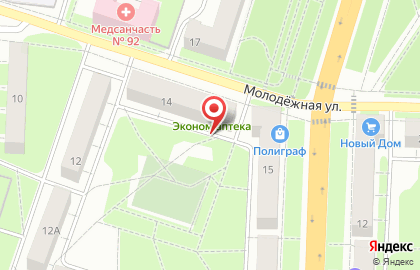 Виктория, ИП Осинцева А.В. на Молодёжной улице на карте