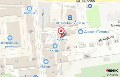 МегаФон в Орле на карте