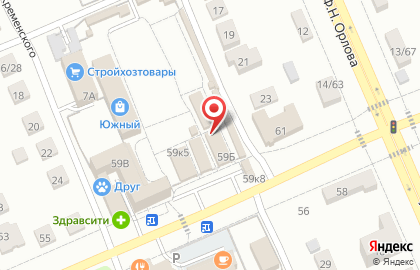 Продовольственный магазин Людок на карте