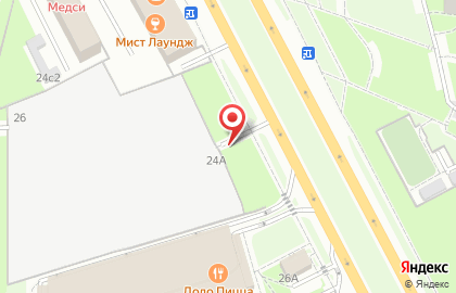 Автостоянка Мгса на Пролетарском проспекте на карте