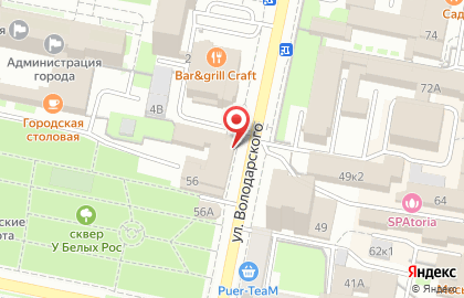 Больница Пензенская областная станция скорой медицинской помощи на улице Володарского на карте