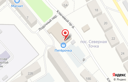 Супермаркет Пятёрочка на улице Антонова, 7а на карте
