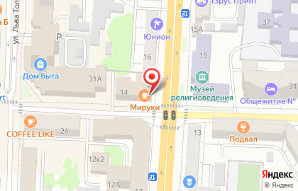 Отдел судебных приставов по Октябрьскому району г. Саранска на карте