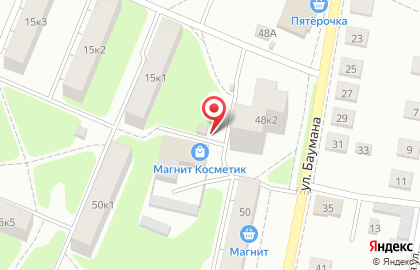 Киоск по продаже фастфудной продукции в Нижнем Новгороде на карте