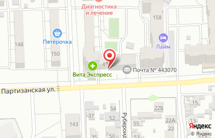 Студия красоты Стриж & Ка в Железнодорожном районе на карте