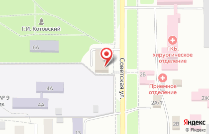 Московская ярмарка на Советской улице на карте