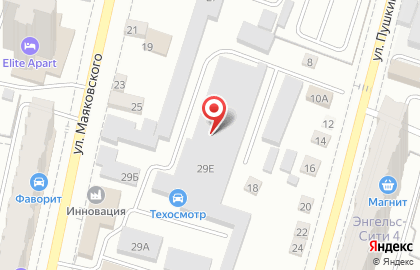 ДиТА на улице Маяковского на карте