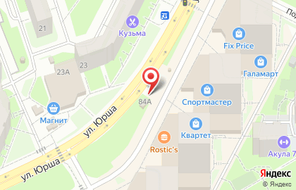 Флора Этари на карте