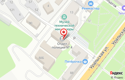 Отдел полиции №4 Мотовилихинский район, Управление МВД России по г. Перми на карте