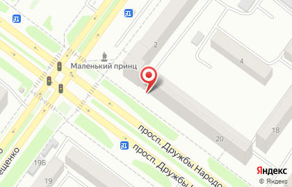 Ветеринарная аптека farmmed.ru на проспекте Дружбы народов на карте