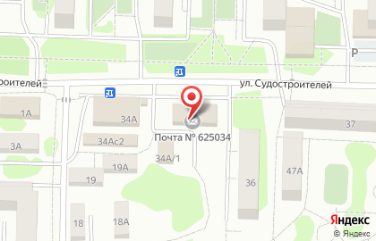 Почта России в Тюмени на карте