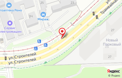Райтер на Трамвайной улице на карте